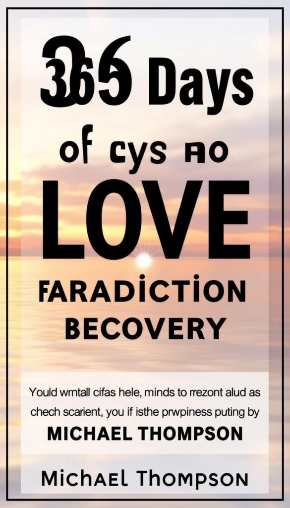 365 Days of Love for Addiction Recovery book cover showing daily mindfulness practices 365 Days of Love for Addiction Recovery book cover showing daily mindfulness practices
